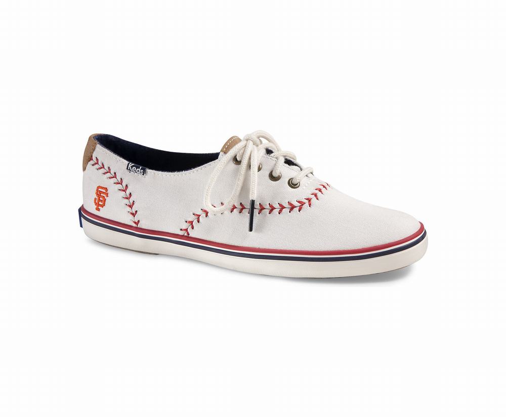 Women's Keds Champion MLB® Pennant Sneakers White 2074618HS - South Africa